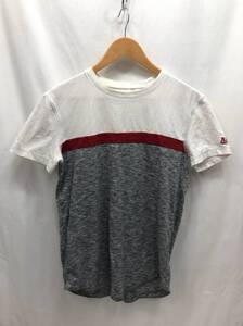 AMERICAN EAGLE OUTFITTERS 半袖 Tシャツ メンズ XS ホワイトxレッドxグレー アメリカンイーグル 24111102