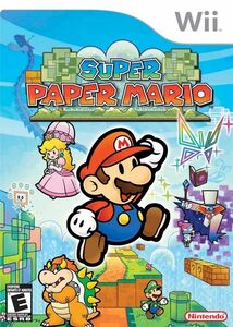 海外限定版 海外版 ウィー スーパーペーパーマリオ Super Paper Mario Wii