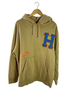 HUF◆パーカー/XL/コットン/BEG/PF00622