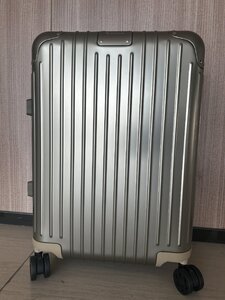 RIMOWA リモワ スーツケース Original オリジナル ブラック キャビン 35L 機内持ち込み可能 21インチ アルミニウム ゴールド