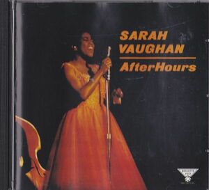 CD　★Sarah Vaughan After Hours　EU盤　(Roulette Jazz CDP 7243 8 55468 2 2)