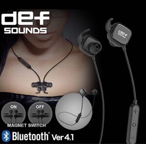 【未使用品】ワイヤレスイヤホン　DEF SOUNDS Bluetooth ワイヤレスイヤホン ワイヤレス