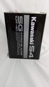 KAWASAKI　カワサキ 　S4 　SG 　10W-40　 4L　 J0246-0012　20250107　①