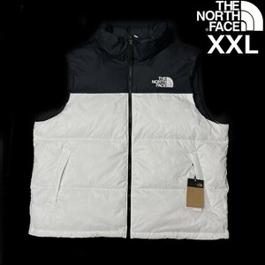 1円～!売切!【正規新品】THE NORTH FACE◆1996 RETRO NUPTSE VEST ダウンベスト US限定 ヌプシ 700フィル アウトドア(XXL)白 190122