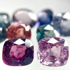 1円〜!!≪天然スピネルおまとめ10ct≫j 約2g ルース 裸石 宝石 ジュエリー jewerly spinel w4マ47