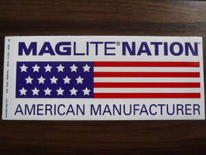 ◆◇◆新品U.S.正規品マグライト【Maglite】輸入MAGLITE NATION BUMPER ステッカー限定品◆◇◆