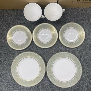 139492▲ROYAL　DOULTON　ENGLISH　RENAISSANCE　プレート　カップ＆ソーサー　洋食器　