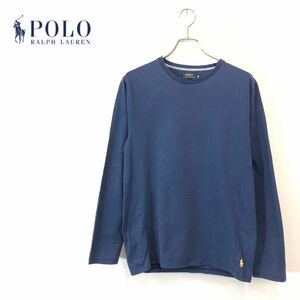 1O2849-F-N◆ POLO RALPH LAULEN ポロラルフローレン 長袖Tシャツ カットソー トップス ◆ sizeM コットン ネイビー 古着 メンズ 秋冬