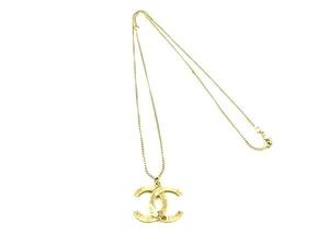 1円 ■美品■ CHANEL シャネル ココマーク 011A ネックレス ペンダント アクセサリー レディース ゴールド系 FB1523