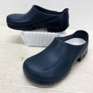 和563★ BIRKENSTOCK ビルケンシュトック クロッグ サンダル シューズ 36 230 ネイビー レディース ドイツ製