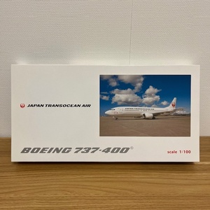 《新品》日本トランスオーシャン航空 JTA モデルプレーン ボーイング737-400 