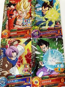 【未使用】DRAGONBALL HEROES　GALAXY MISSION ～孫悟空・べジータ・トランクス・孫悟天～ P(GS2-01)(GS2-02)(GS2-03)(GS2-04)