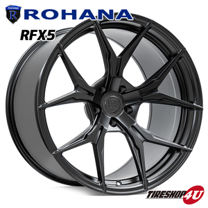 4本セット ロハナ Rohana RFX5 20X9.0j 5/112 ブラック 選べるタイヤ 275/40R20 BMW X3 G01 20i 20d Rotary Forged 軽量ホイール