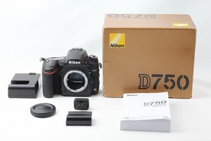 ◆ほぼ新品◆ニコン Nikon D750 ボディ 僅か11536ショット 付属品満載 元箱◇ME44565