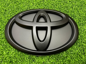 トヨタ エンブレム TOYOTA マッドブラック 艶消し黒 ランクル プラド 150 マットブラック