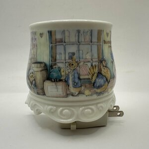 q2346 BEATRIX POTTER ピーターラビット 陶器　アロマ ライト　動作確認済み