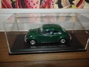 国産名車コレクション 1/43 VW フォルクスワーゲン ビートル 1972 緑 旧車 volkswagen beetle ミニカー　MM3/B300