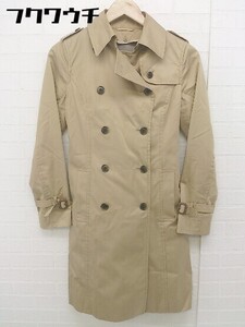 ◇ ◎ green label relaxing UNITED ARROWS 長袖 トレンチ コート サイズ36 ブラウンベージュ レディース