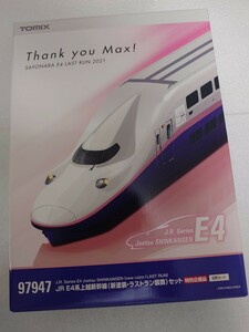 新品メーカー対策済 E4系 上越新幹線 新塗装ラストラン装飾 MAX 97947 TOMIX 併走に とき E1系 E3系 現美新幹線 E5系 E6系 E7系 H5系 E2系