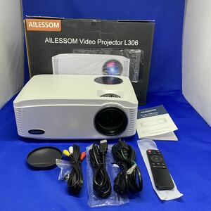 か4 AILESSOM L306 プロジェクター　HDMI ワイヤレス　1080P