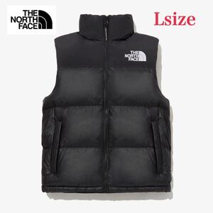 THE NORTH FACE ノースフェイス ヌプシ オンボール ベスト ナイロン 人気 アウター アウトドア ストリート Lサイズ ブラック色 海外限定