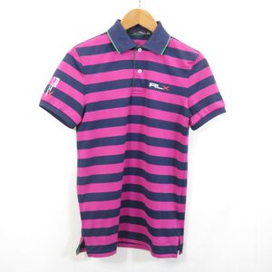 美品 RALPH LAUREN RLX ドライ ポロシャツ ゴルフウェア sizeXS/ラルフローレン 　0103