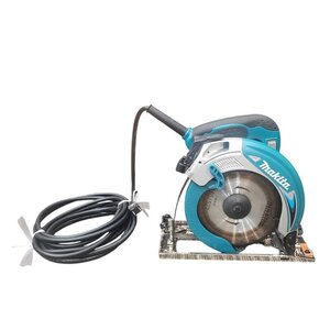 1円～ Makita マキタ 165mm 電気マルノコ 丸ノコ 5637BA ブルー 100V 11A 1050W 木工用 DIY 中古 LEDライト点灯/動作確認済 送料無料！