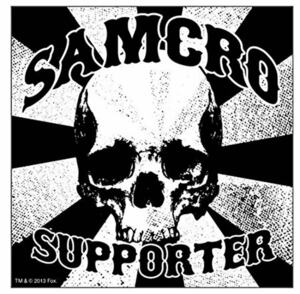 Sons Of Anarchy（サンズ・オブ・アナーキー）SAMCRO SUPPORTER STICKER　ステッカー シール