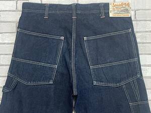 ＵＳＥＤ　シュガーケーン　SUGAR CANE　11oz. ブルーデニム ワークパンツ　サイズ不明　東洋エンタープライズ　SC41633