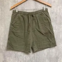 freenature カジュアルパンツ L カーキ 短パン ハーフパンツ 古着