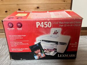 LEXMARK レックスマーク フォトプリンター CD バーナープリンター p450 通電確認のみ 現状品