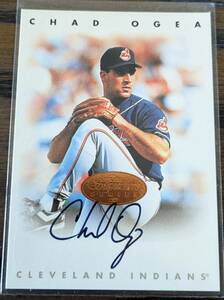 【1996 DONRUSS】Leaf Signature Chad Ogea ／ クリーブランド・インディアンス　チャド・オージェイ【直筆サインカード】