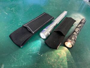 LEDタイプ＆ノーマルバルブタイプ　２個セット　 ミニ マグライト MINI MAGLITE 2AA 懐中電灯 ライト 