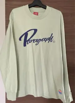 Paragraph ロゴプリント Tシャツ　長袖　ロンT