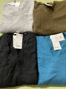 UNIQLO VネックセーターMサイズ４枚