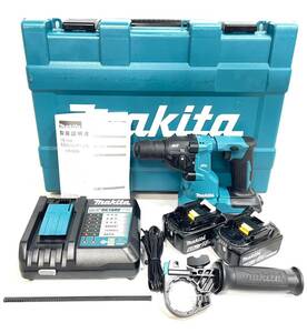makita マキタ 18㎜ 充電式ハンマドリル HR183DZK/バッテリー BL1860B×2/急速充電器 DC18RF セット k0607-6-1.65c