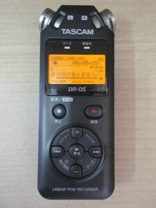 TASCAM/タスカム DR-05 リニアPCMレコーダー