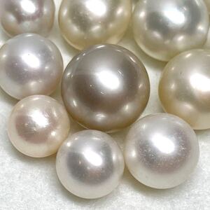 1円〜!!☆南洋白蝶真珠おまとめ約200ct☆d 約40g 真珠 pearl パール ルース 裸石 宝石 ジュエリー jewelry 片穴 両穴 w4 ツ1