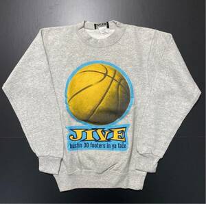 【M】90s Vintage Dead Stock FRESH JIVE Basketball Sweat Shirt 90年代 ヴィンテージ デッドストック フレッシュジャイブ スウェット