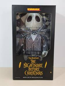 メディコムトイKUBRICK ナイトメアビフォアクリスマス 400%KUBRICK JACK SKELLINGTON 未開封