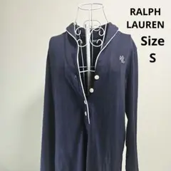 【人気⭐LAUREN RALPH LAUREN】紺　ロゴ入り　ルームウェア　S