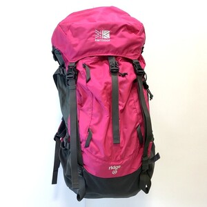 カリマー リッジ30 karrimor ridge 30 Medium バックパック リュック かばん 登山 アウトドア ピンク グレー 30L TA1620◇