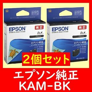 2個セット エプソン純正 KAM-BK カメ 推奨使用期限2年以上