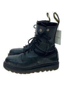 Dr.Martens◆20AW/10ホール/レースアップブーツ/43/BLK/レザー/シャークソール/若干剥がれ有