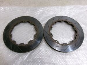 ★激安!★社外 2ピース スリット ブレーキローター 342mm 2枚セット BNR32 BCNR33 BNR34 スカイライン GT-R S13 S14 S15 等 / R5-899