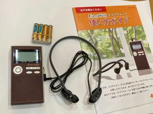 動作確認済◆ココチモ エブリウォーク おさんぽ名曲プレーヤー ：120曲内蔵(約500分) ◆耳に入れないイヤホン・使い方ガイド・電池4本付き