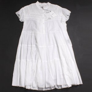 22ss【タグ付き・新品・定価68,200円】ISABEL MARANT ETOILE LANIKAYE DRESS size34 WHITE 22PRO1518 イザベルマランエトワール ミニドレス