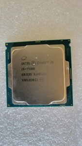 ★Intel / CPU Core i5-7500 3.40GHz 起動確認済★