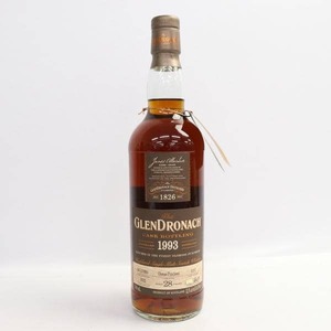 1円~GLENDRONACH（グレンドロナック）28年 オロロソ パンチョン 1993-2022 52.3％ 700ml T24J240002