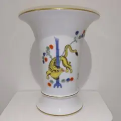 MEISSEN　マイセン シノワズリ 竹虎 花瓶 BASE